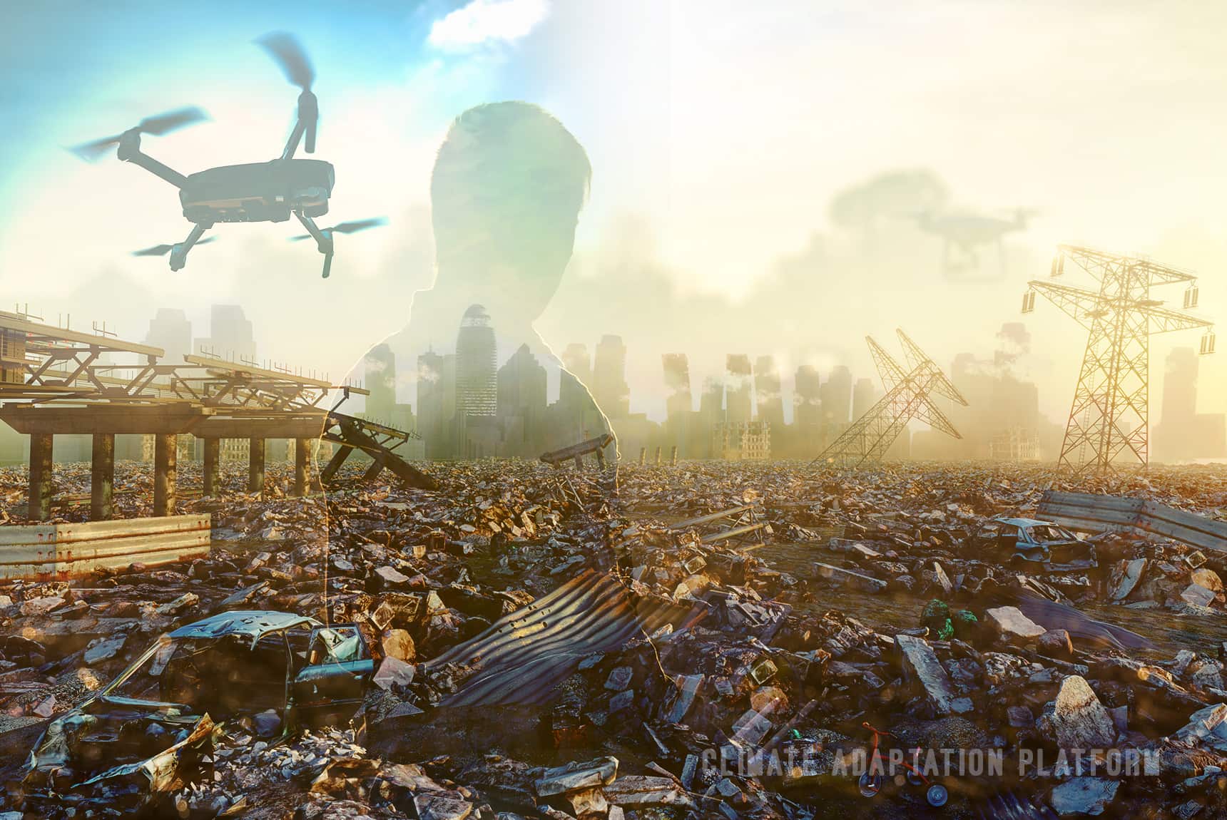 Climate Adaptation Drone Application for Disaster Response - UAV technology in action during emergency scenarios